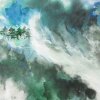 S006 林谋秀---山水-6 彩墨 41x32cm